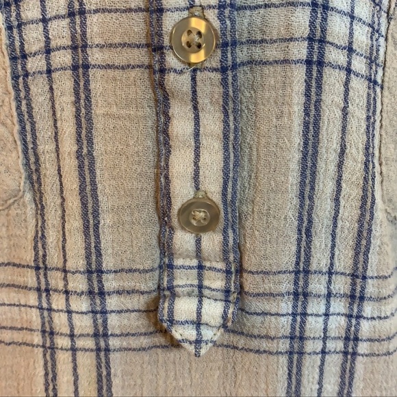 Free People Cotton Hooded Shirt- Women’s Medium - Picture 4 of 7